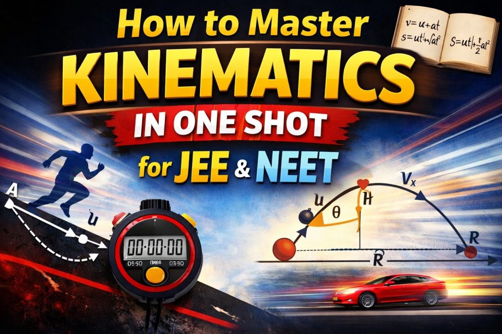 How to Master Kinematics in One Shot for JEE & NEET