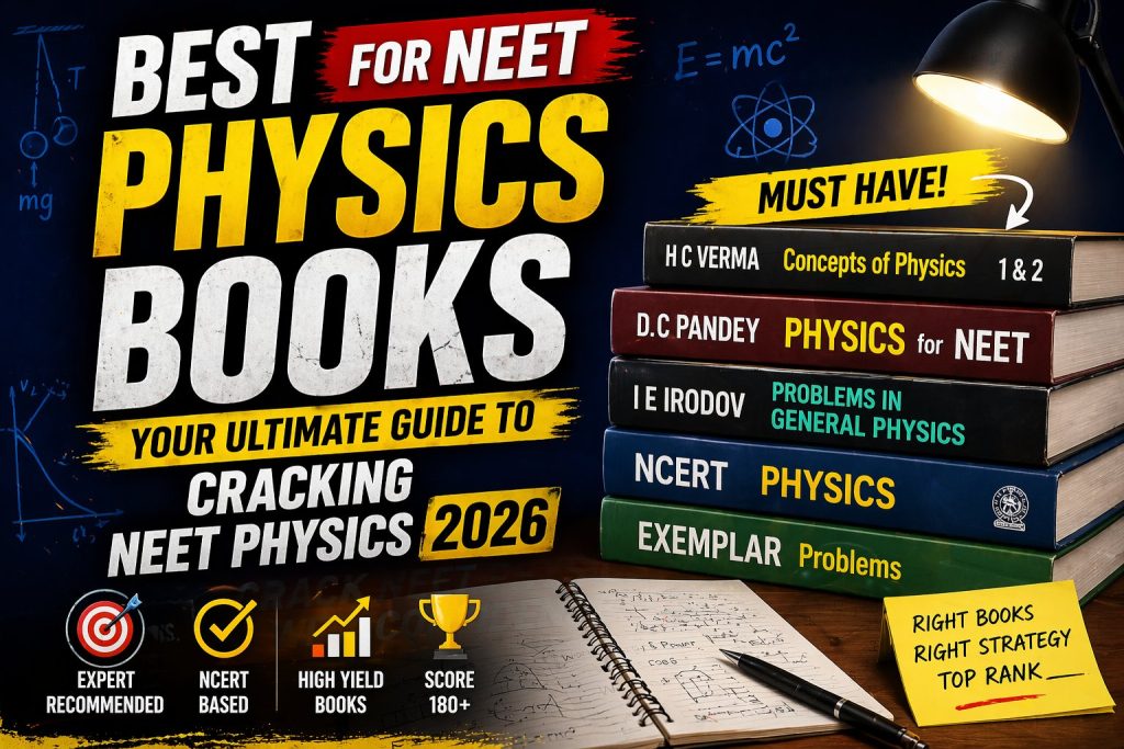 Best Physics Books for NEET 2026 Preparation — The Ultimate Guide by Sanjeev Kumar